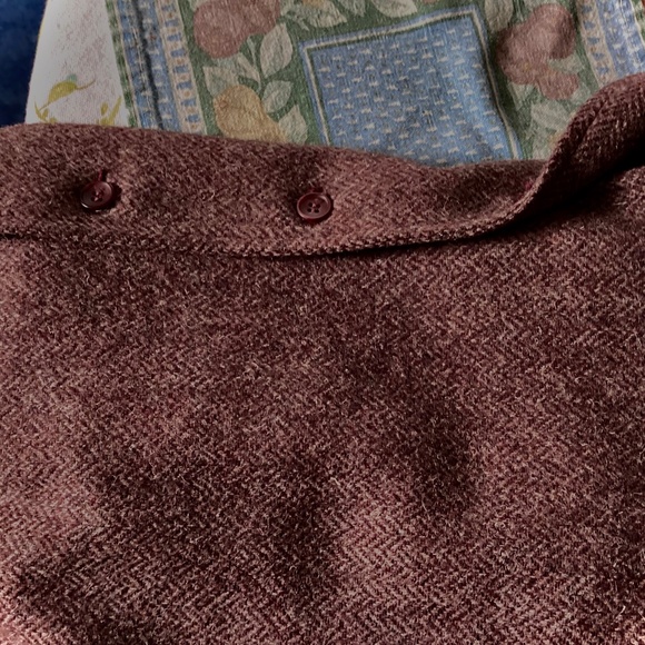 SALE! Hunt Valley tweed wool  herringbone jacket, size 14 - Picture 5 of 5